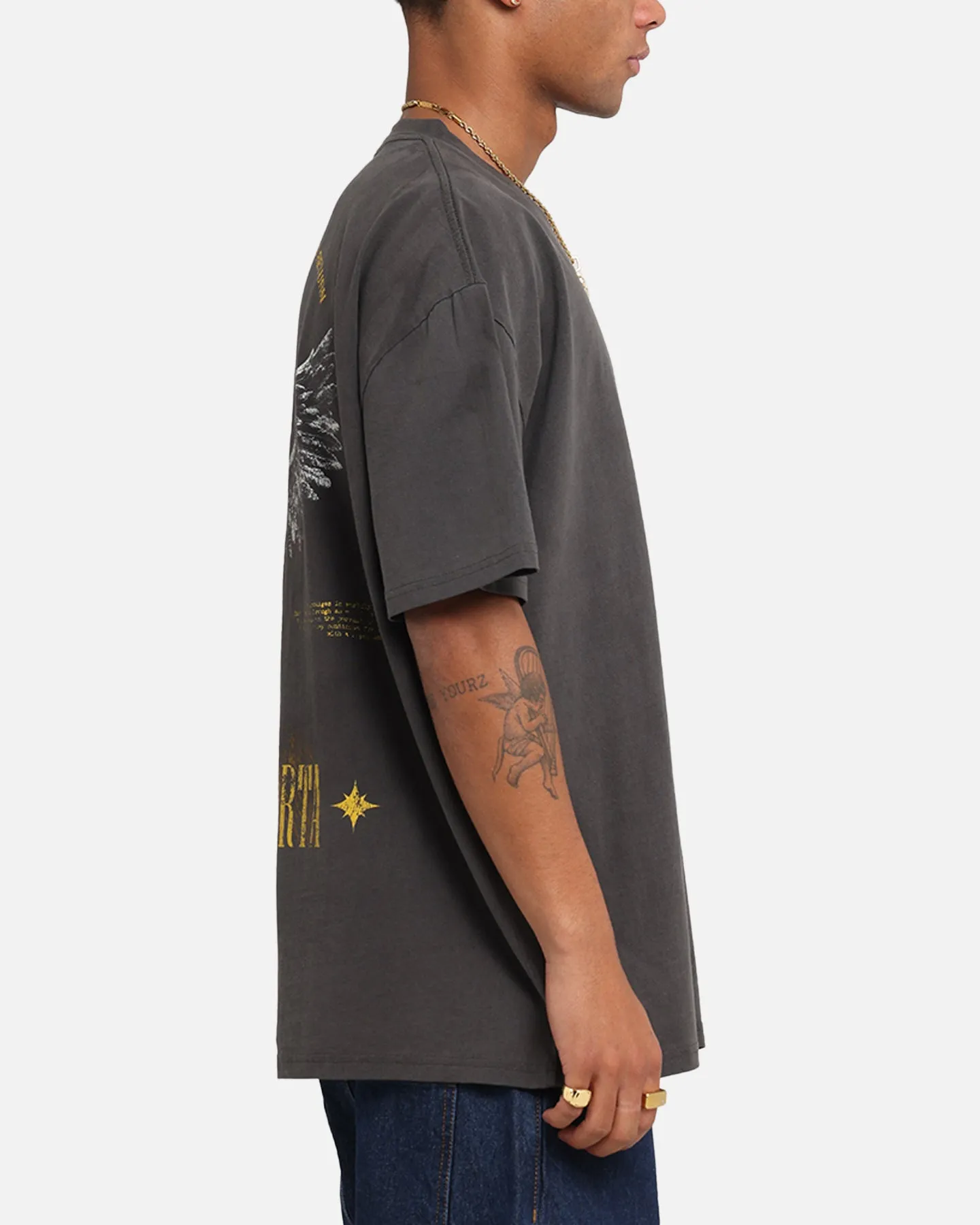 Saint Morta Realm Of Return Boxy T-Shirt Black Wash