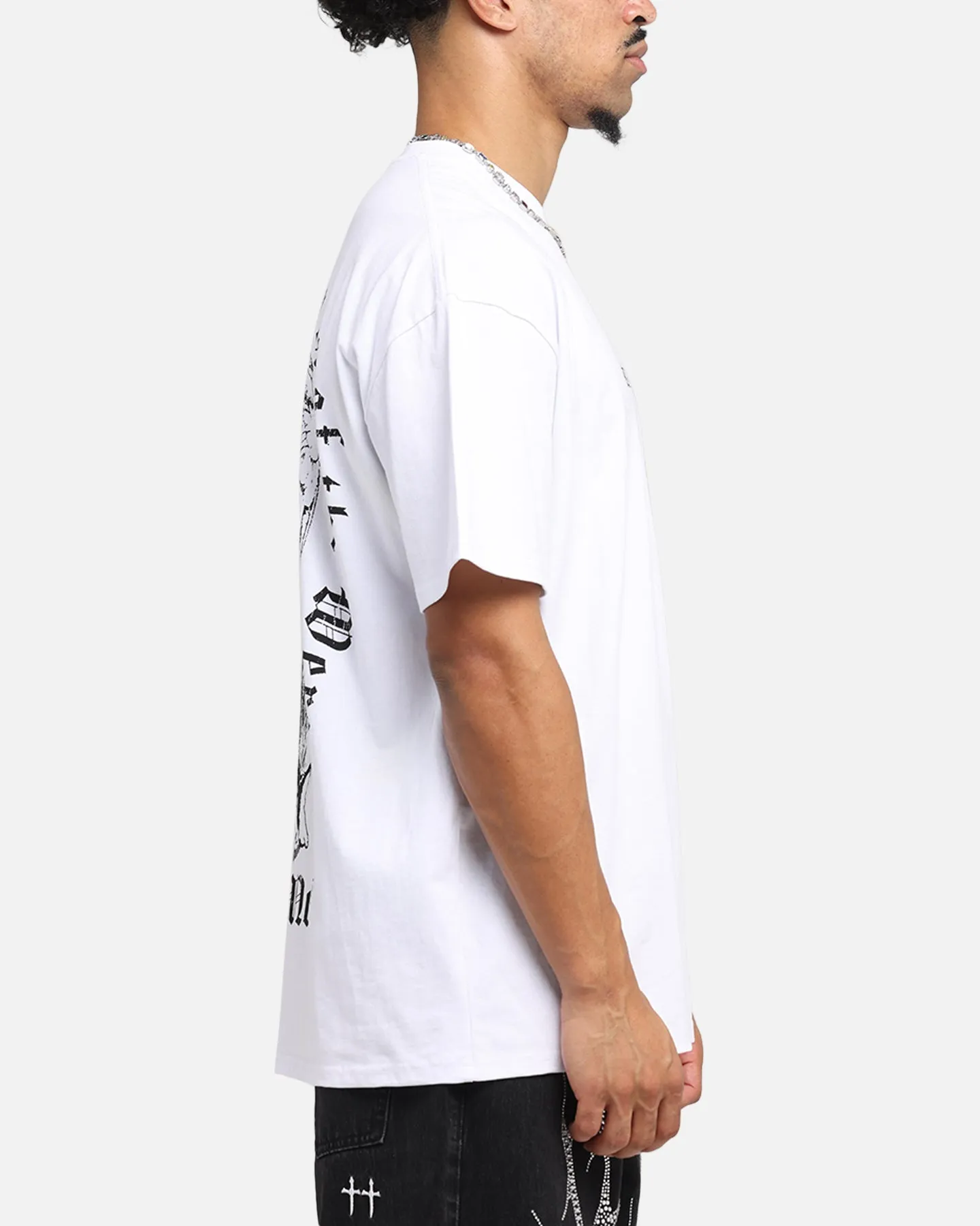 Saint Morta Weiry Hearts Boxy T-Shirt White