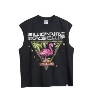 SPACE SLEEVELESS KNIT BLACK