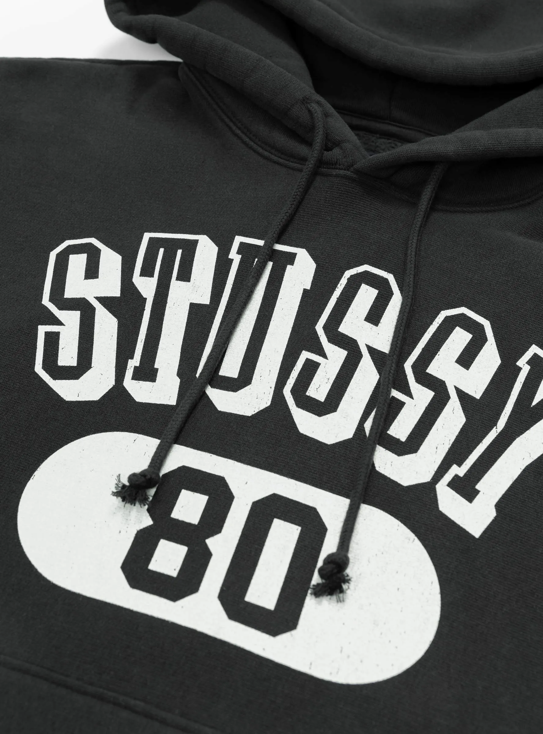 Stssy 80 Relaxed Hoodie Washed Black