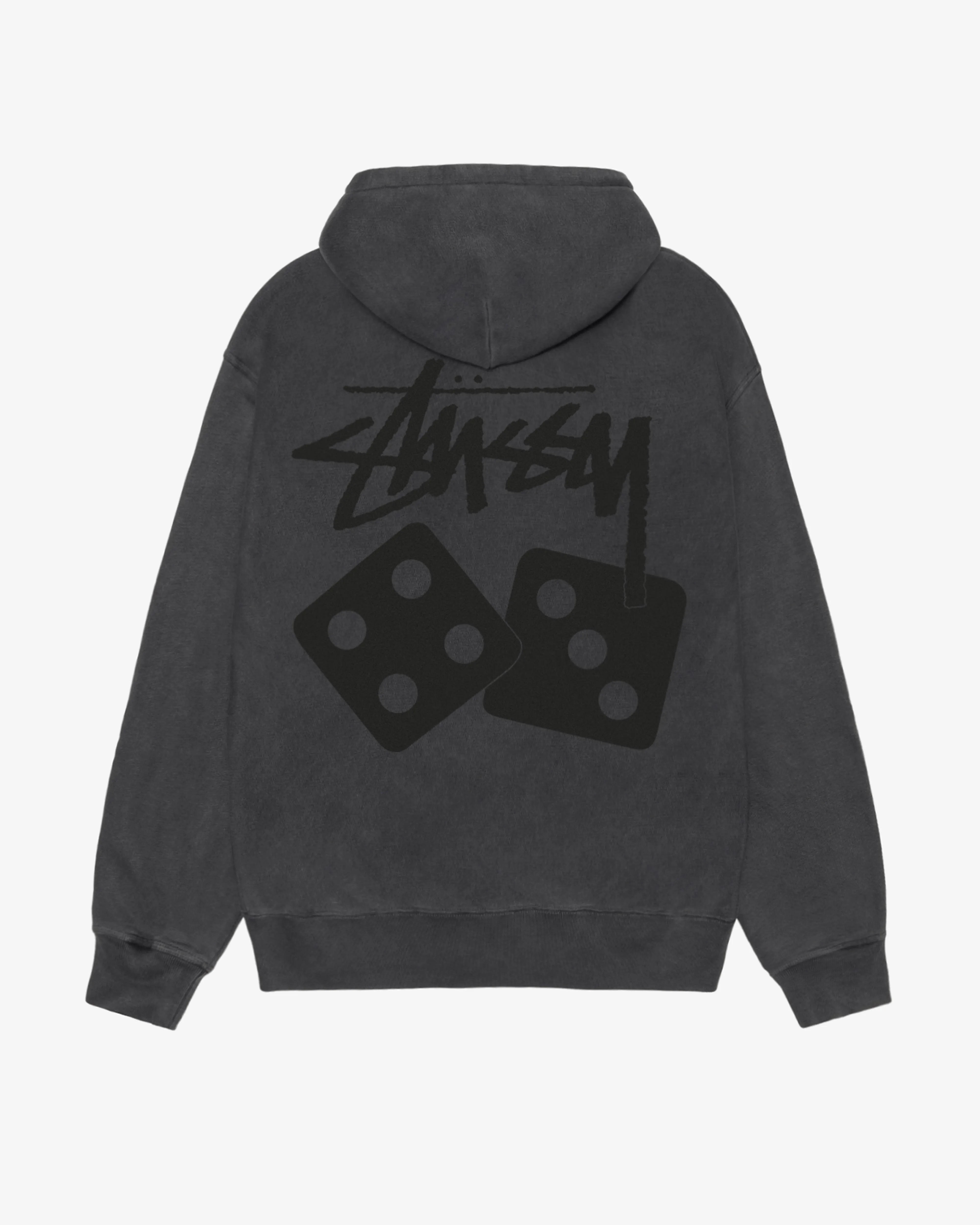 Stssy  - Men's Dice Pig. Dyed Hoodie - (Black)