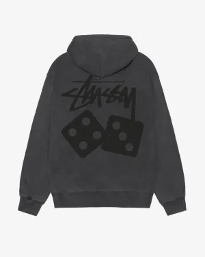 Stssy  - Men's Dice Pig. Dyed Hoodie - (Black)
