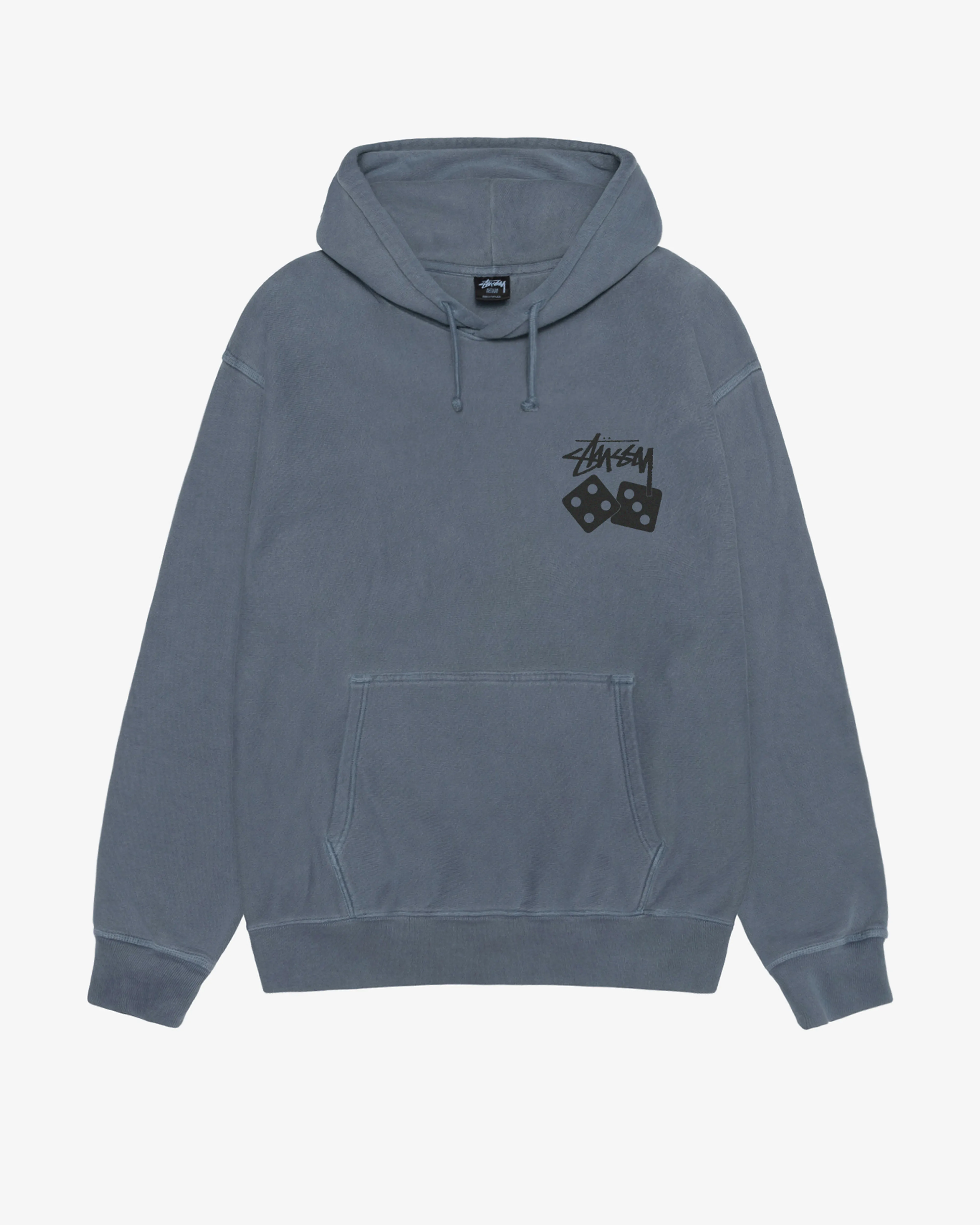 Stssy  - Men's Dice Pig. Dyed Hoodie - (Navy)