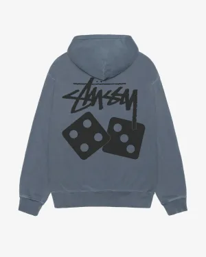 Stssy  - Men's Dice Pig. Dyed Hoodie - (Navy)