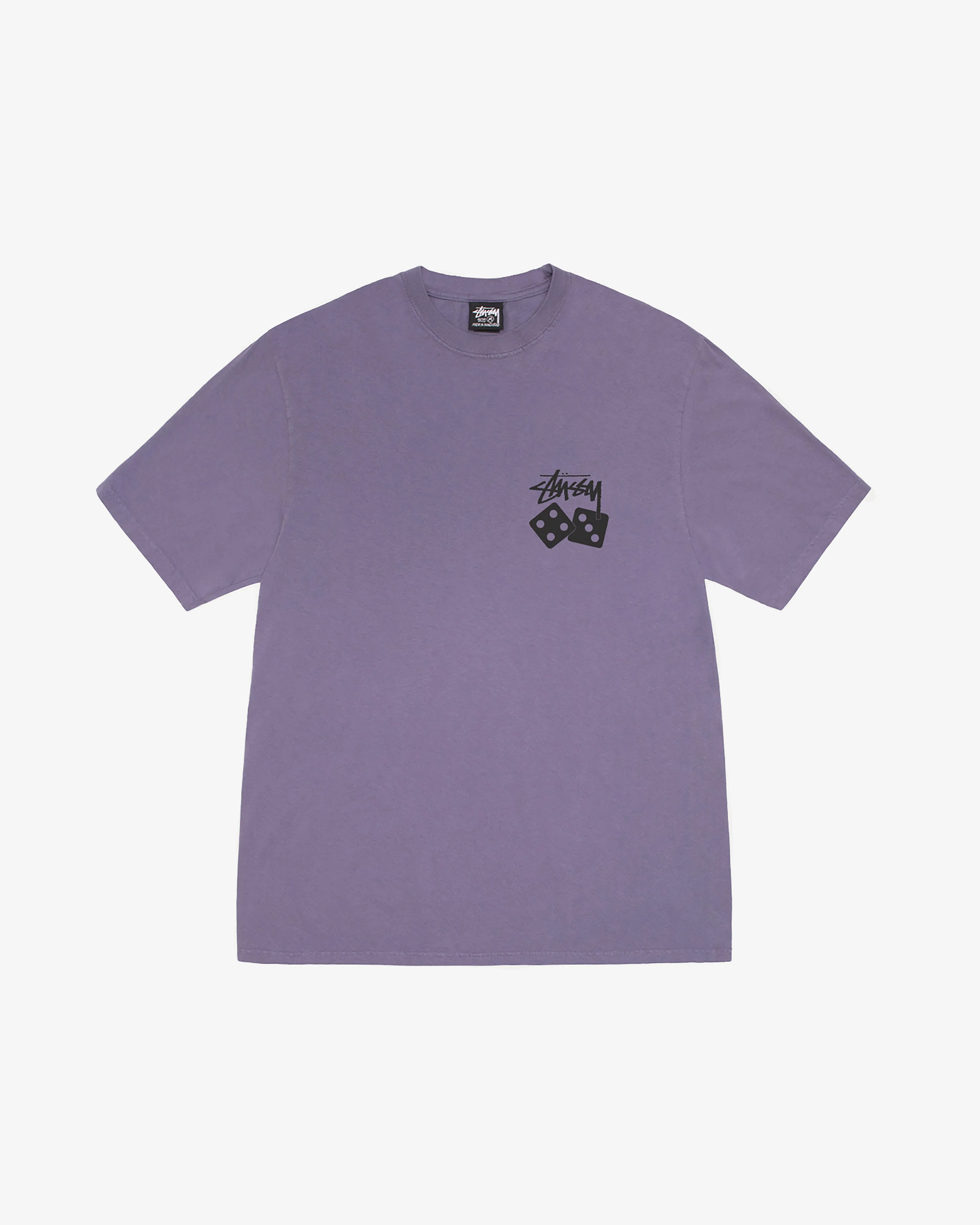 Stssy - Men's Dice Pig. Dyed T-Shirt - (Grape)