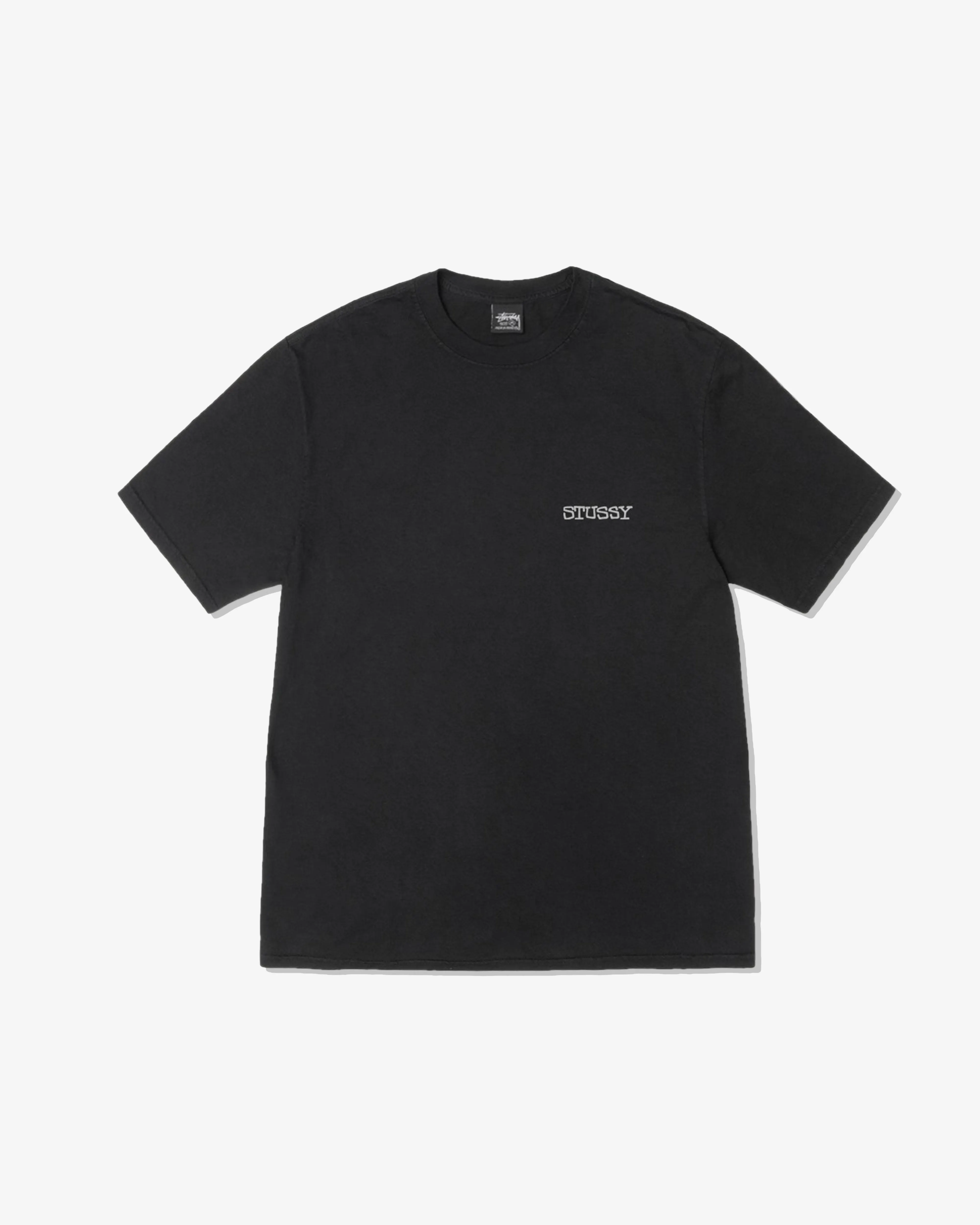 Stssy - Men's Jumbo Pig. Dyed T-Shirt - (Black)