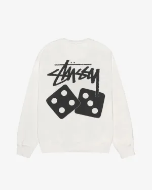Stussy - Men's Dice Pig. Dyed Crewneck - (Natural)