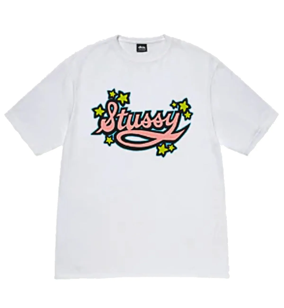 Stussy Star Script Tee (White)