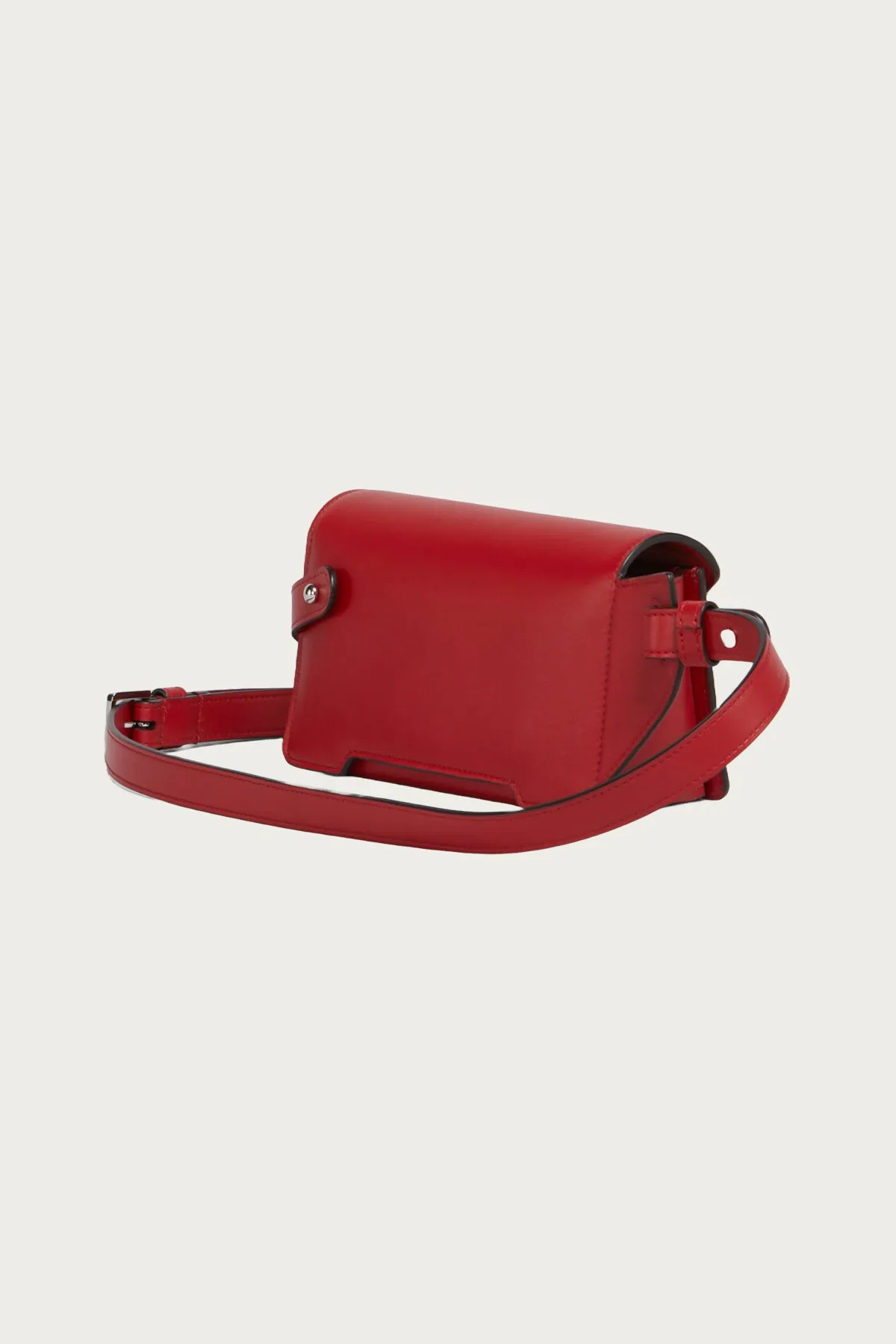 Trunkaroo Cross-Body Bag - Red Leather