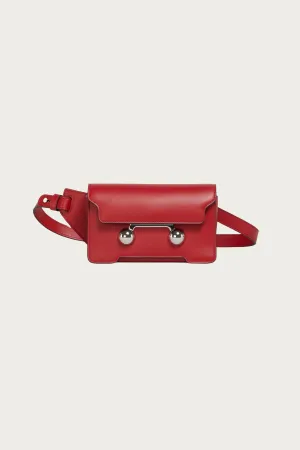 Trunkaroo Cross-Body Bag - Red Leather