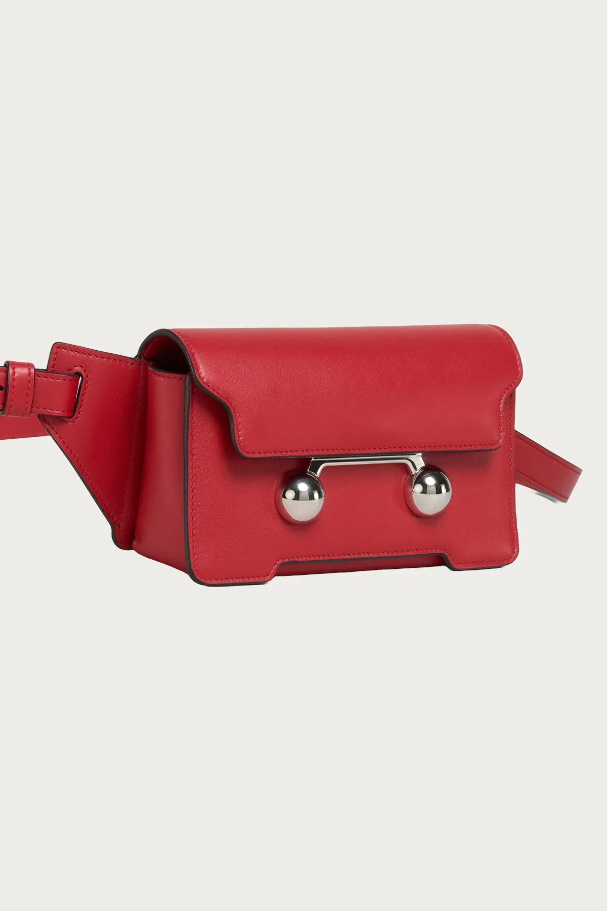 Trunkaroo Cross-Body Bag - Red Leather