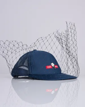 UNDERCOVER Mesh Veil Trucker Cap Navy