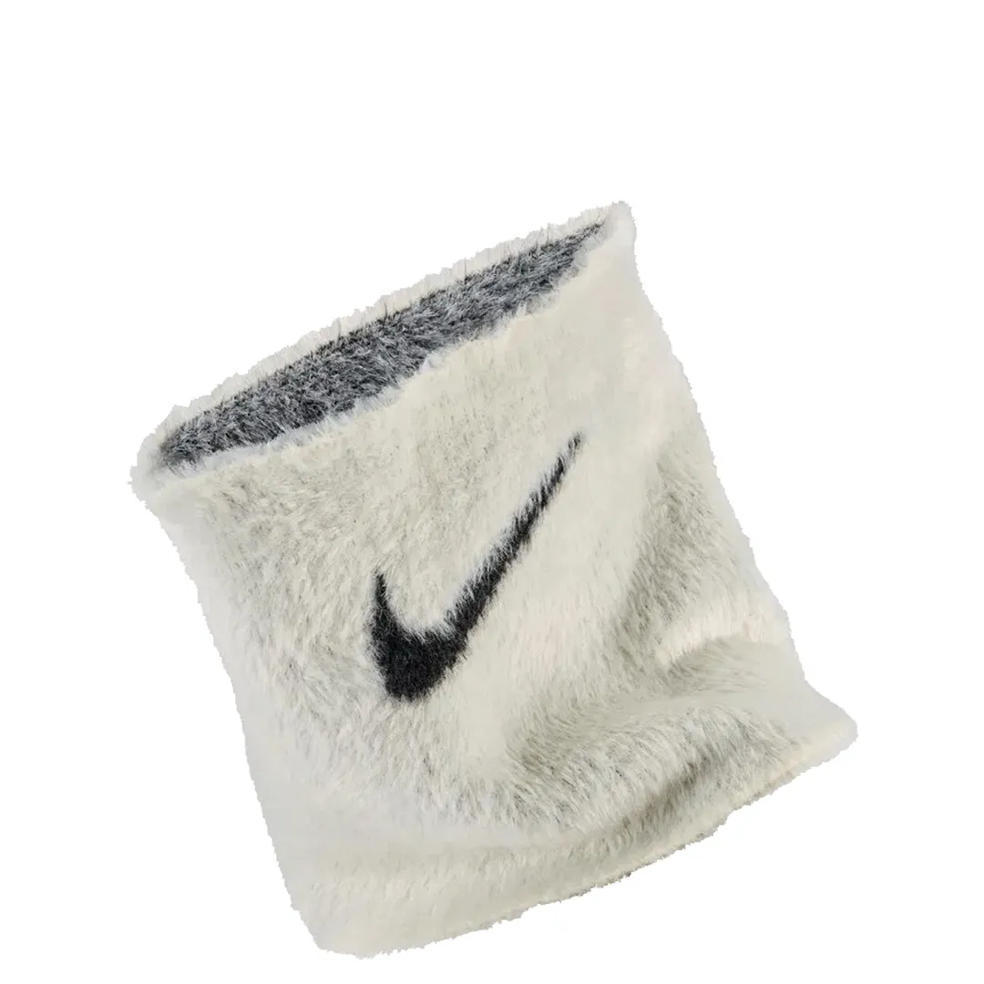 UNISEX PLUSH KNIT INFINITY SCARF SAIL/BLACK