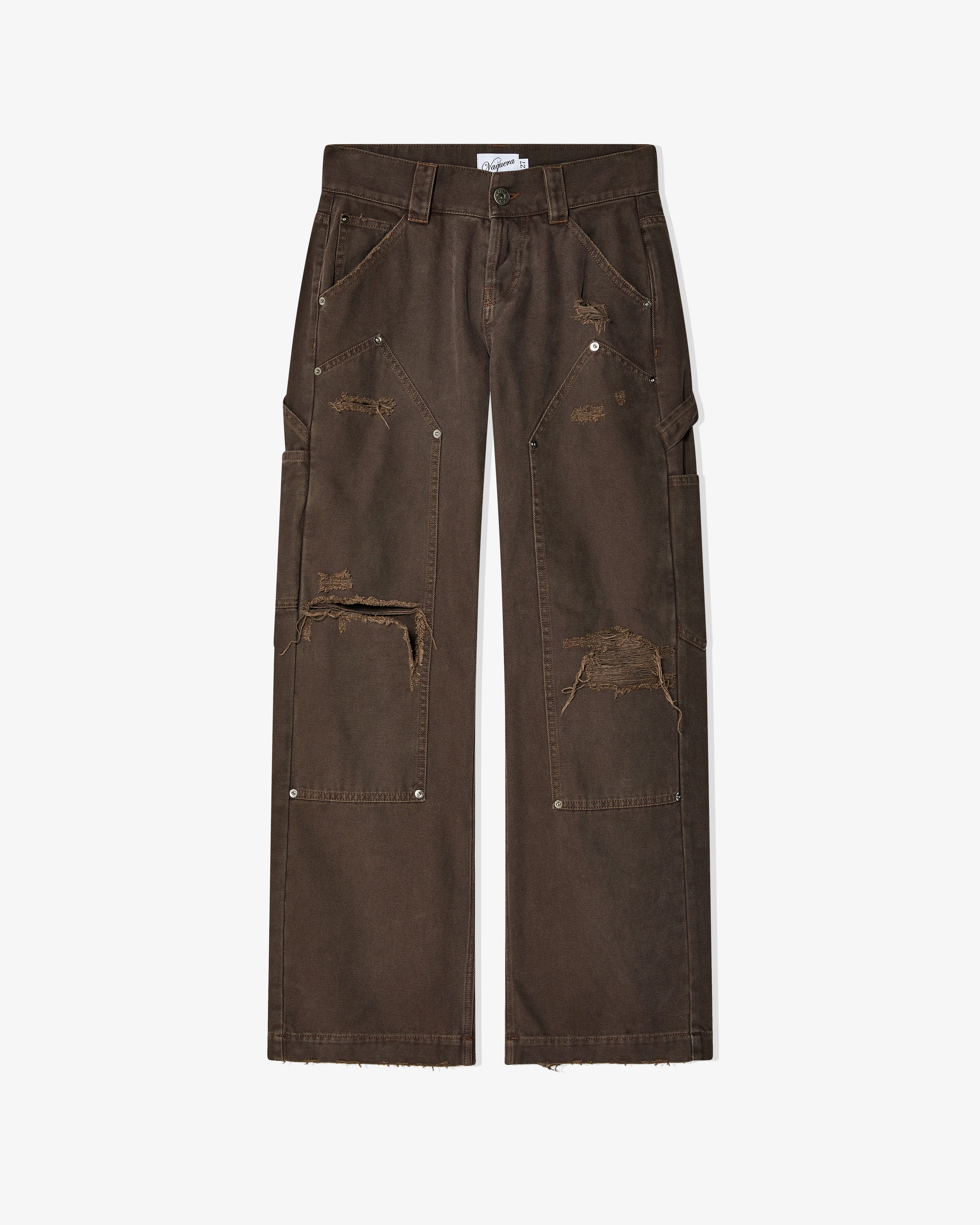 Vaquera - Women's Workwear Pants - (Brown)