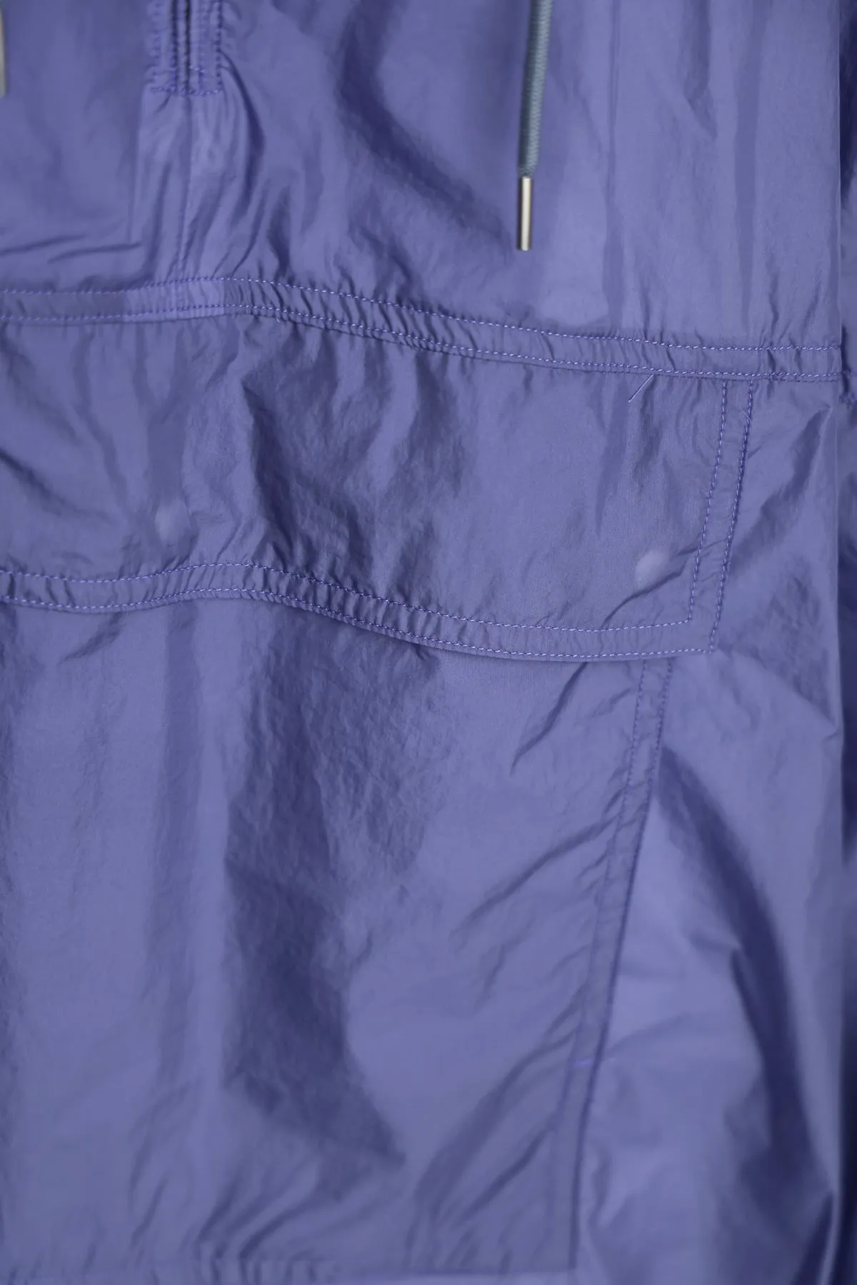 Washed Super Light Airy Nylon Anorak - Light Purple