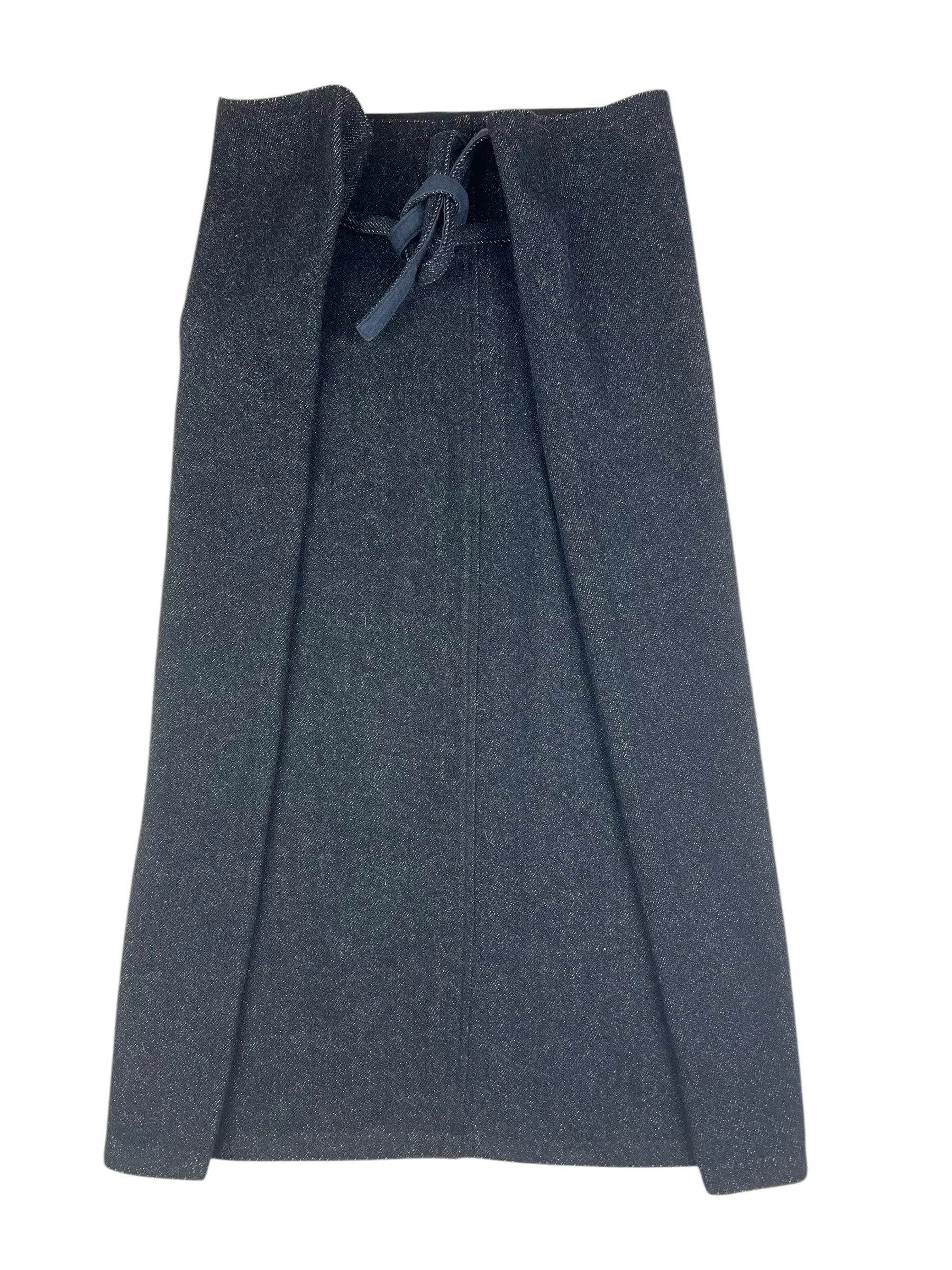 Yohji Yamamoto Y's denim wrap skirt