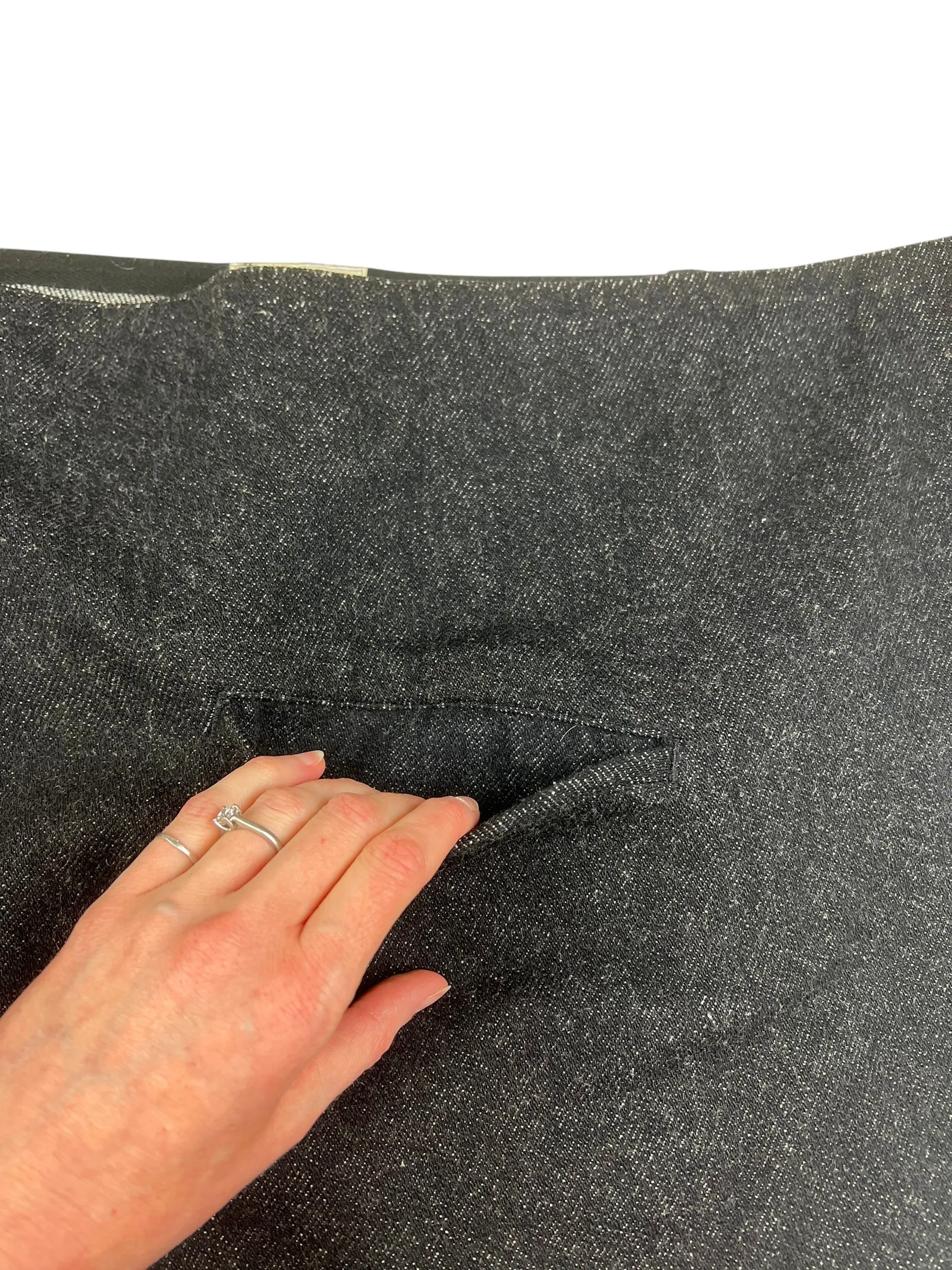 Yohji Yamamoto Y's denim wrap skirt